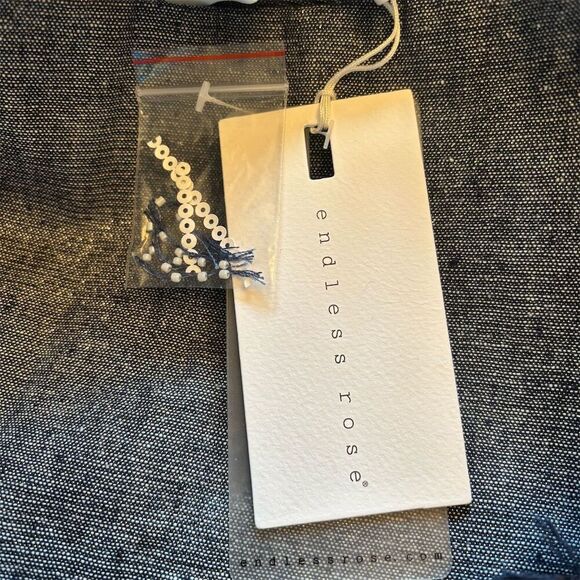 Endless Rose Women's XS Blue Sequin Skort Party Cocktail Skimmer - Picture 6 of 9